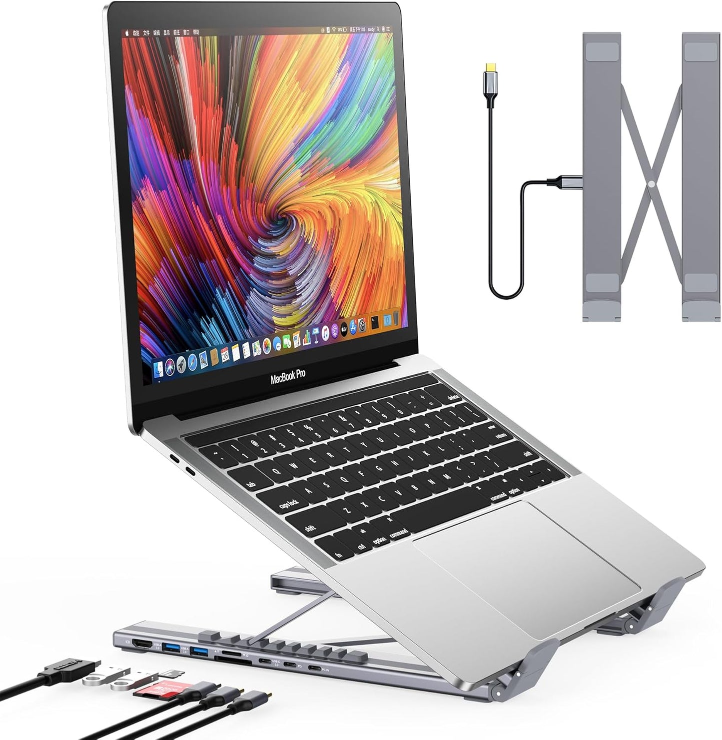 Premium USB Laptop Docking Station Stand