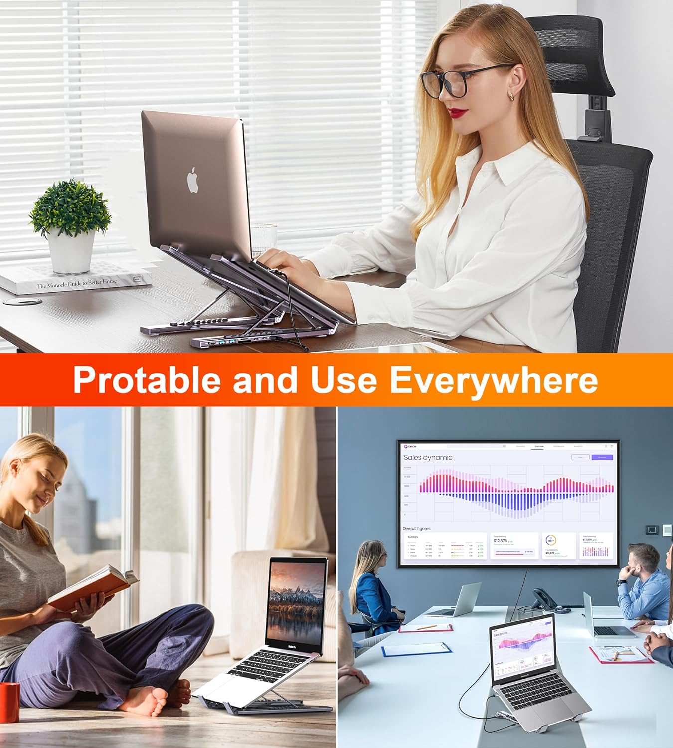 Premium USB Laptop Docking Station Stand
